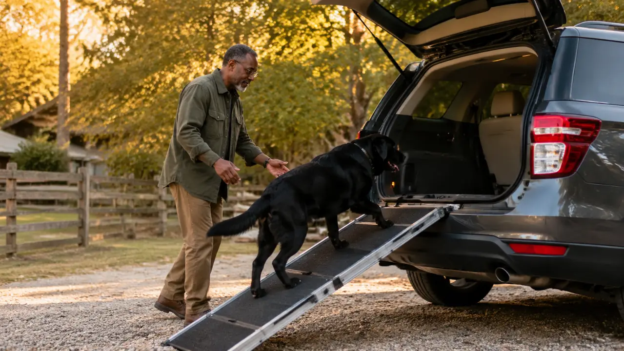 10 Ways a Dog Ramp Helps a Senior Dog (And Your Own Back)